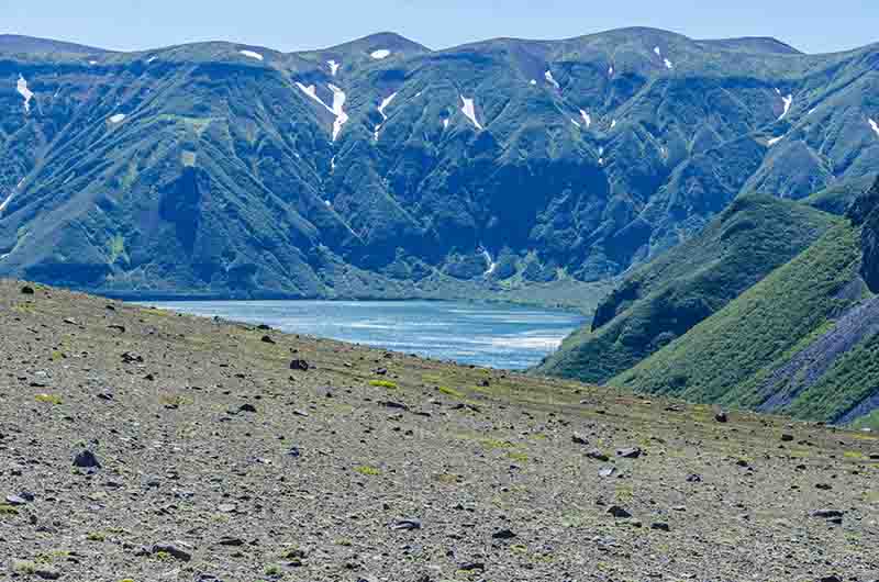 136 - Rusia - Kamchatka - crater volcan